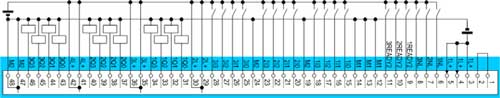 FM 453. Назначение контактов.